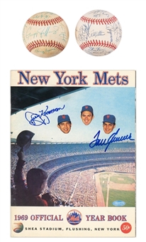 1960-90s New York Mets Autograph Collection Including Yogi Berra, Tom Seaver, Gary Carter & More (JSA Auction LOA)